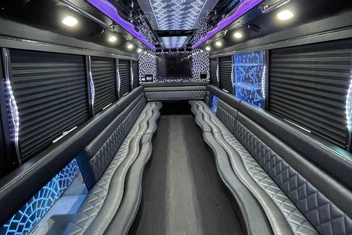 Memphis Party Bus Interior