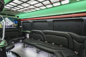 Memphis Sprinter Party Bus Interior