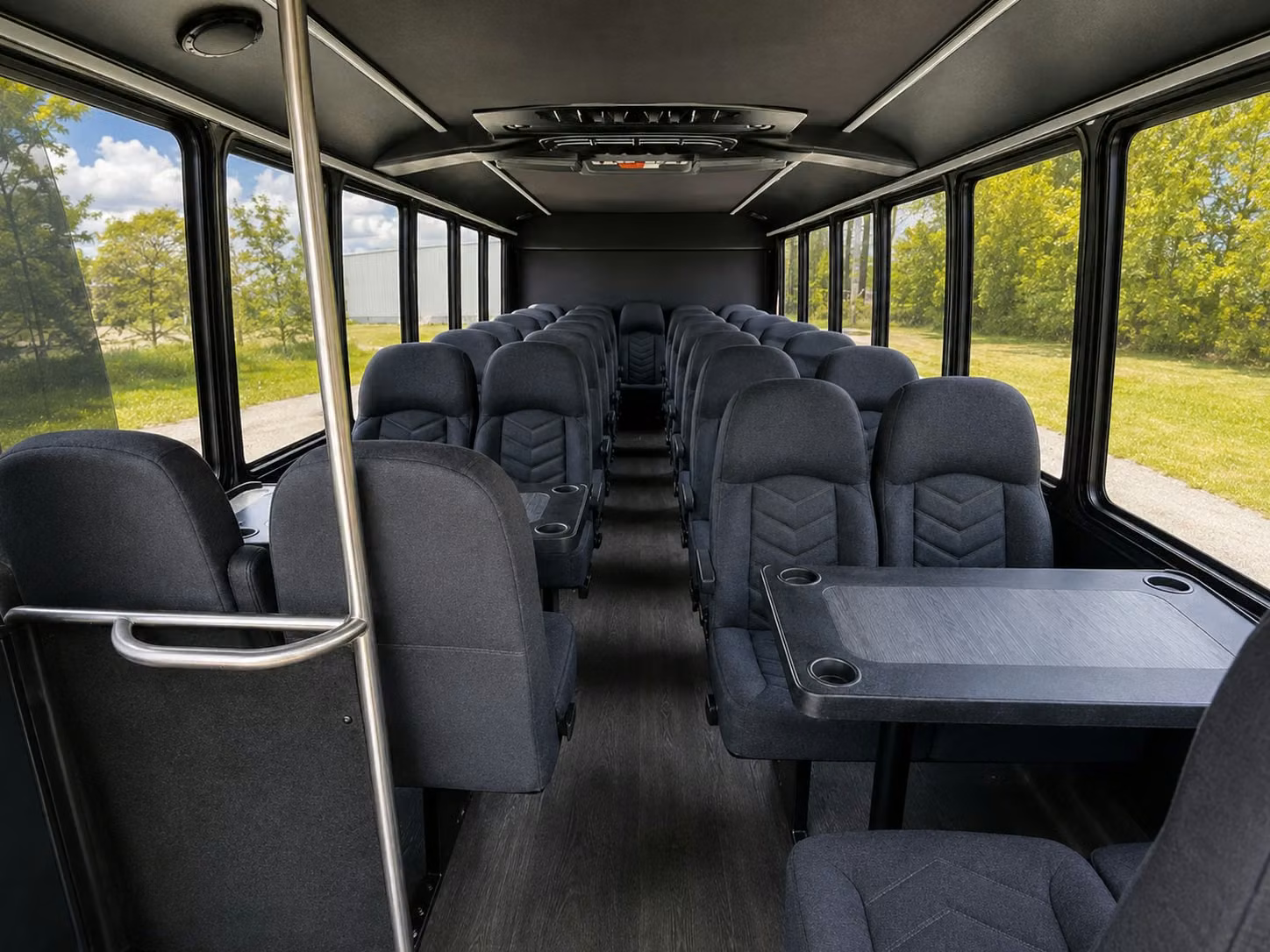 15 passenger minibus inside