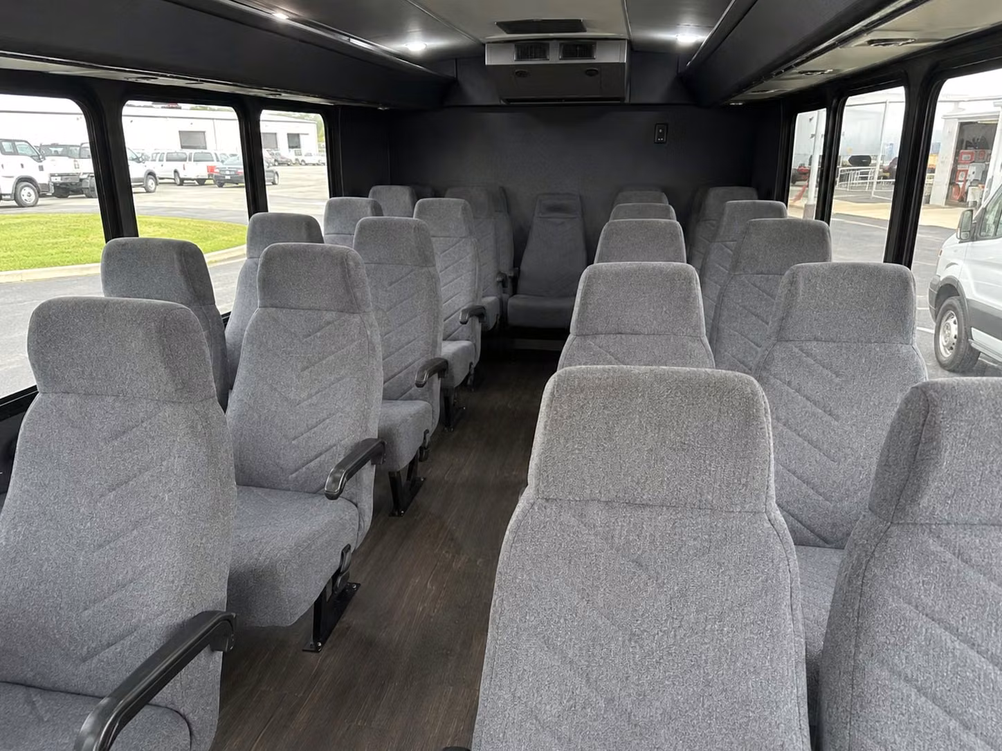 15 passenger minibus interior