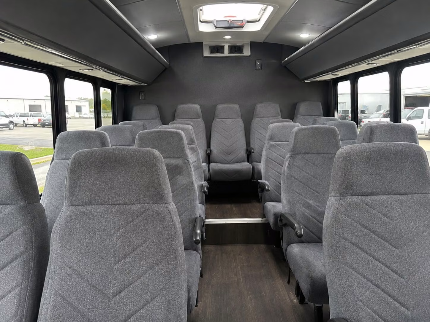 18 passenger minibus inside
