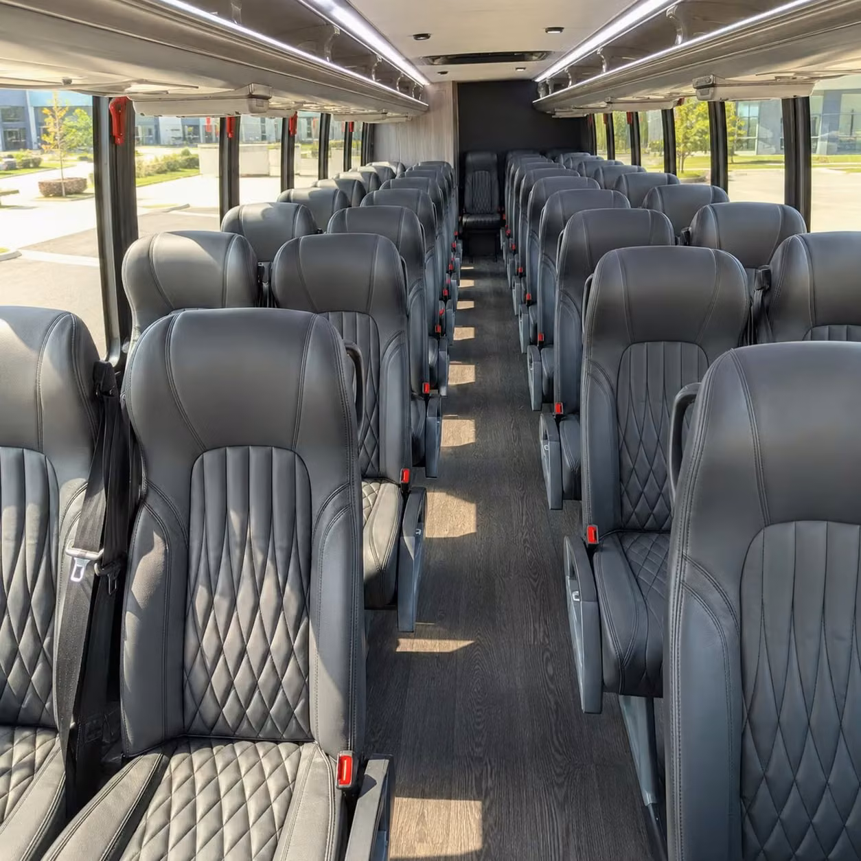 25 passenger minibus interior