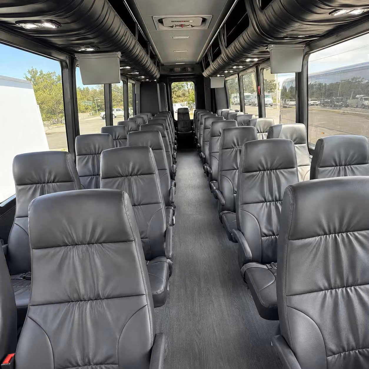 28 passenger minibus inside