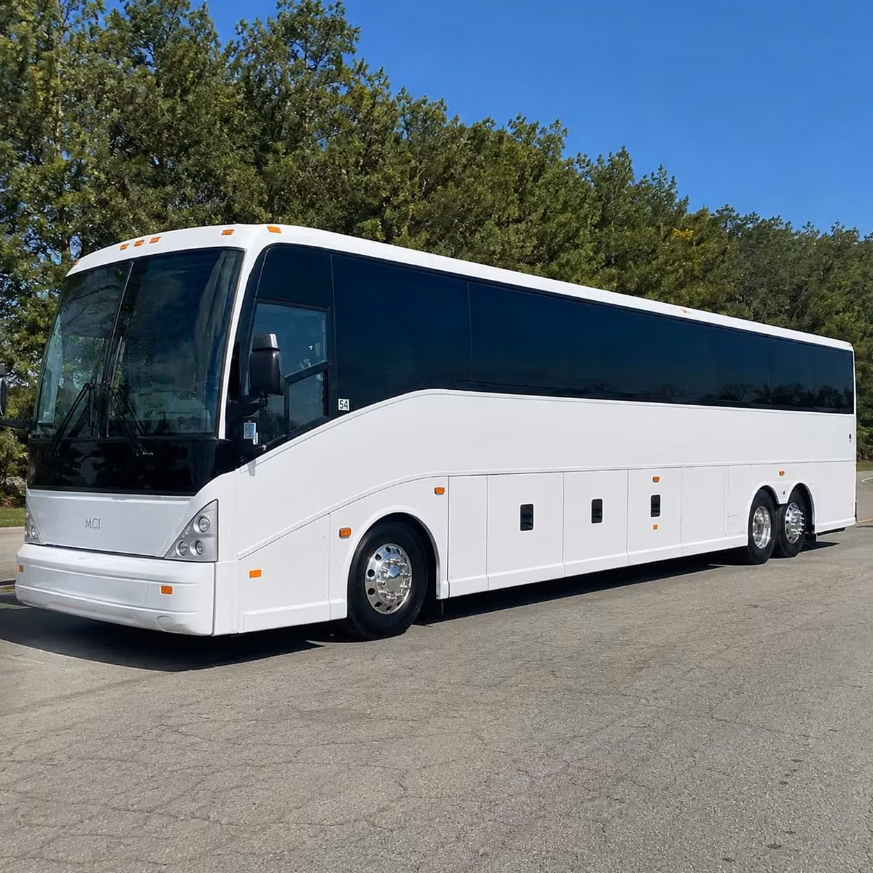 memphis 56 passenger charter bus rental